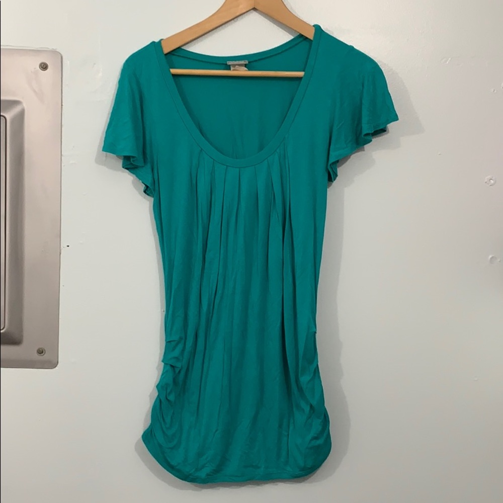 Turquoise Scoop Neck DayTrip Shirt